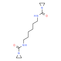 N-[6-(aziridine-1-carbonylamino)hexyl]aziridine-1-carboxamide Structure