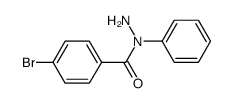 p-bromobenzoic acid phenylhydrazide Structure