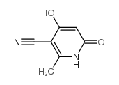 1,6-dihydro-4-hydroxy-2-methyl-6-oxonicotinonitrile Structure