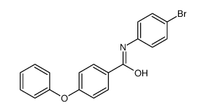 N-(4-bromophenyl)-4-phenoxybenzamide结构式