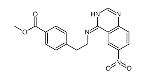 methyl 4-[2-[(6-nitroquinazolin-4-yl)amino]ethyl]benzoate结构式