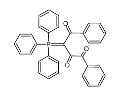 1,4-diphenyl-3-triphenylphosporanylidenebutane-1,2,4-trione Structure