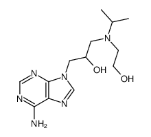 1-(6-amino-purin-9-yl)-3-[(2-hydroxy-ethyl)-isopropyl-amino]-propan-2-ol结构式