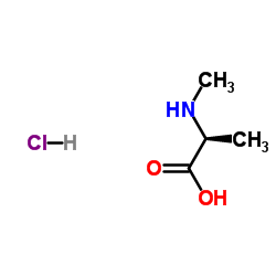 n-甲基-l-丙氨酸盐酸盐结构式