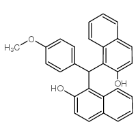 1,1'-p-anisylidenebis(2-naphthol) structure