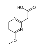 4-甲氧基-2-嘧啶乙酸结构式