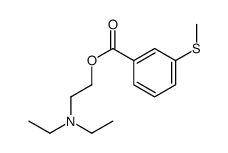2-(Diethylamino)ethyl=m-(methylthio)benzoate结构式