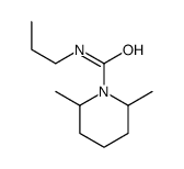 2,6-dimethyl-N-propylpiperidine-1-carboxamide结构式