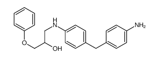 1-[[4-[(4-aminophenyl)methyl]phenyl]amino]-3-phenoxypropan-2-ol Structure
