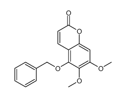 5-Benzyloxy-6,7-dimethoxycoumarin Structure