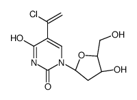 5-(1-chloroethenyl)-1-[(2R,4S,5R)-4-hydroxy-5-(hydroxymethyl)oxolan-2-yl]pyrimidine-2,4-dione Structure