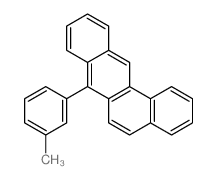 7-(3-methylphenyl)benzo[a]anthracene结构式