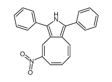 5-nitro-1,3-diphenyl-2H-cycloocta[c]pyrrole结构式