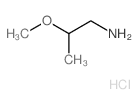 2-METHOXY-1-PROPANAMINE HYDROCHLORIDE structure