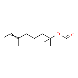 2,6-dimethyloct-6-en-2-yl formate structure