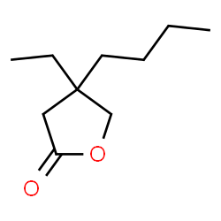 4,5-Dihydro-4-butyl-4-ethyl-2(3H)-furanone Structure
