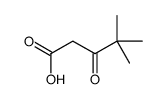 4,4-dimethyl-3-oxopentanoic acid Structure