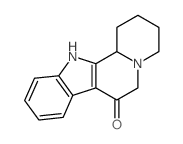 Indolo[2,3-a]quinolizin-7(6H)-one, 1,2,3,4,12,12b-hexahydro- Structure