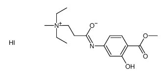 diethyl-[3-(3-hydroxy-4-methoxycarbonylanilino)-3-oxopropyl]-methylazanium,iodide Structure