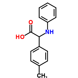 PHENYLAMINO-P-TOLYL-ACETIC ACID结构式