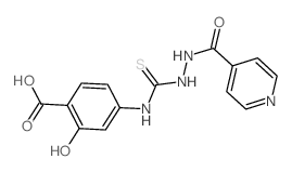 2-hydroxy-4-[(pyridine-4-carbonylamino)thiocarbamoylamino]benzoic acid picture