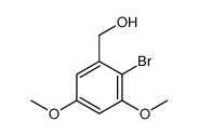 (2-bromo-3,5-dimethoxyphenyl)methanol结构式