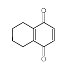 1,4-Naphthalenedione, 5,6,7,8-tetrahydro- Structure