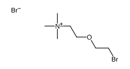 2-(2-bromoethoxy)ethyl-trimethylazanium,bromide Structure