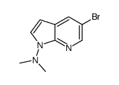 5-Bromo-N,N-dimethyl-1H-pyrrolo[2,3-b]pyridin-1-amine结构式
