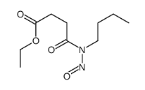 ethyl 4-[butyl(nitroso)amino]-4-oxobutanoate Structure