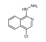 4-chloro-1-hydrazino-isoquinoline结构式