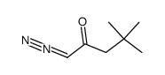 1-diazo-4,4-dimethylpentan-2-one结构式