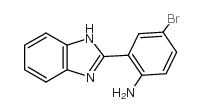 2-(1H-苯并咪唑-2-基)-4-溴苯胺结构式