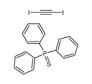 triphenylphosphine sulfide compound with 1,2-diiodoethyne (1:1) Structure
