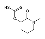 Carbonodithioic acid, O-(1-methyl-2-oxo-3-piperidinyl) ester (9CI) structure