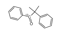 [(13)CO]-α,α'-dimethyldeoxybenzoin Structure