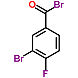 3-Bromo-4-fluorobenzoyl bromide structure