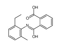 2-[(2-Ethyl-6-methylphenyl)carbamoyl]benzoic acid结构式