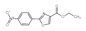 2-(4-NITRO-PHENYL)-OXAZOLE-4-CARBOXYLIC ACID ETHYL ESTER Structure