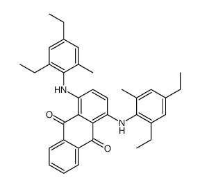 1,4-bis[(2,4-diethyl-6-methylphenyl)amino]anthraquinone Structure