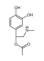 1,2-Benzenediol, 4-[(1R)-1-(acetyloxy)-2-(methylamino)ethyl]- (9CI) structure