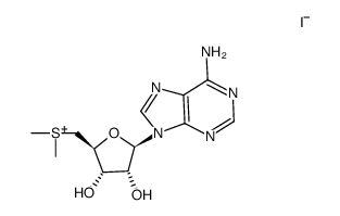 5'-(dimethylsulfonio)-5'-deoxyadenosine iodide Structure