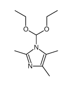 N-(diethoxymethyl)-2,4,5-trimethylimidazole结构式