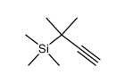 3-methyl-3-(trimethylsilyl)-1-butyne Structure