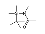 N-[tert-butyl(dimethyl)silyl]-N-methylacetamide结构式