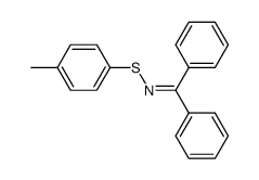 N-(diphenylmethylene)-4-methylphenylsulfenamide结构式