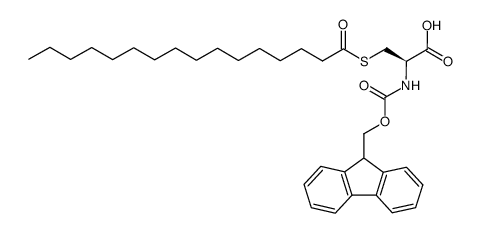 Fmoc-Cys(Pam)-OH结构式