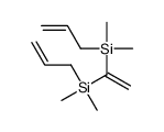 1-[dimethyl(prop-2-enyl)silyl]ethenyl-dimethyl-prop-2-enylsilane结构式