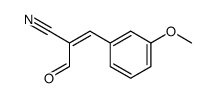 2-formyl-3-(3-methoxyphenyl)prop-2-enenitrile结构式