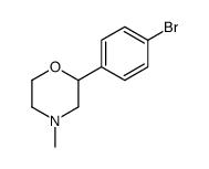 2-(4-bromophenyl)-4-methylmorpholine Structure